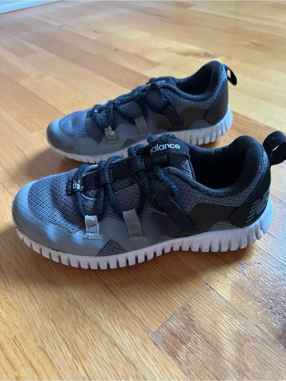 2 Pairs of New Balance elastic lace Sneakers size 13.5**